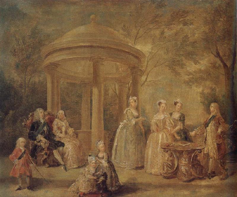 William Hogarth The Family of George France oil painting art